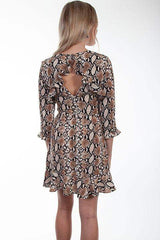 Scully PYTHON PRINT DRESS - Scully Leather - Flyclothing LLC