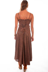 Scully COPPER LONG RAYON DRESS - Flyclothing LLC