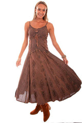 Scully COPPER LONG RAYON DRESS - Flyclothing LLC