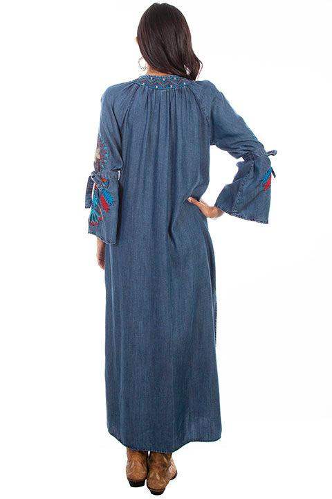 Scully DENIM DREAM CATCHER EMB DENIM DUSTER - Scully Leather - Flyclothing LLC