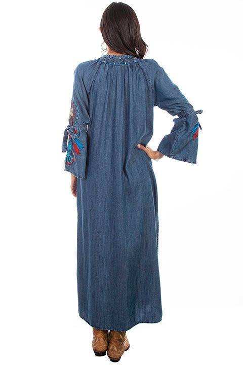 Scully DENIM DREAM CATCHER EMB DENIM DUSTER - Scully Leather - Flyclothing LLC