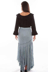 Scully Leather Ash Grey Rayon Skirt - Scully Leather - Flyclothing LLC