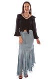 Scully Leather Ash Grey Rayon Skirt - Scully Leather