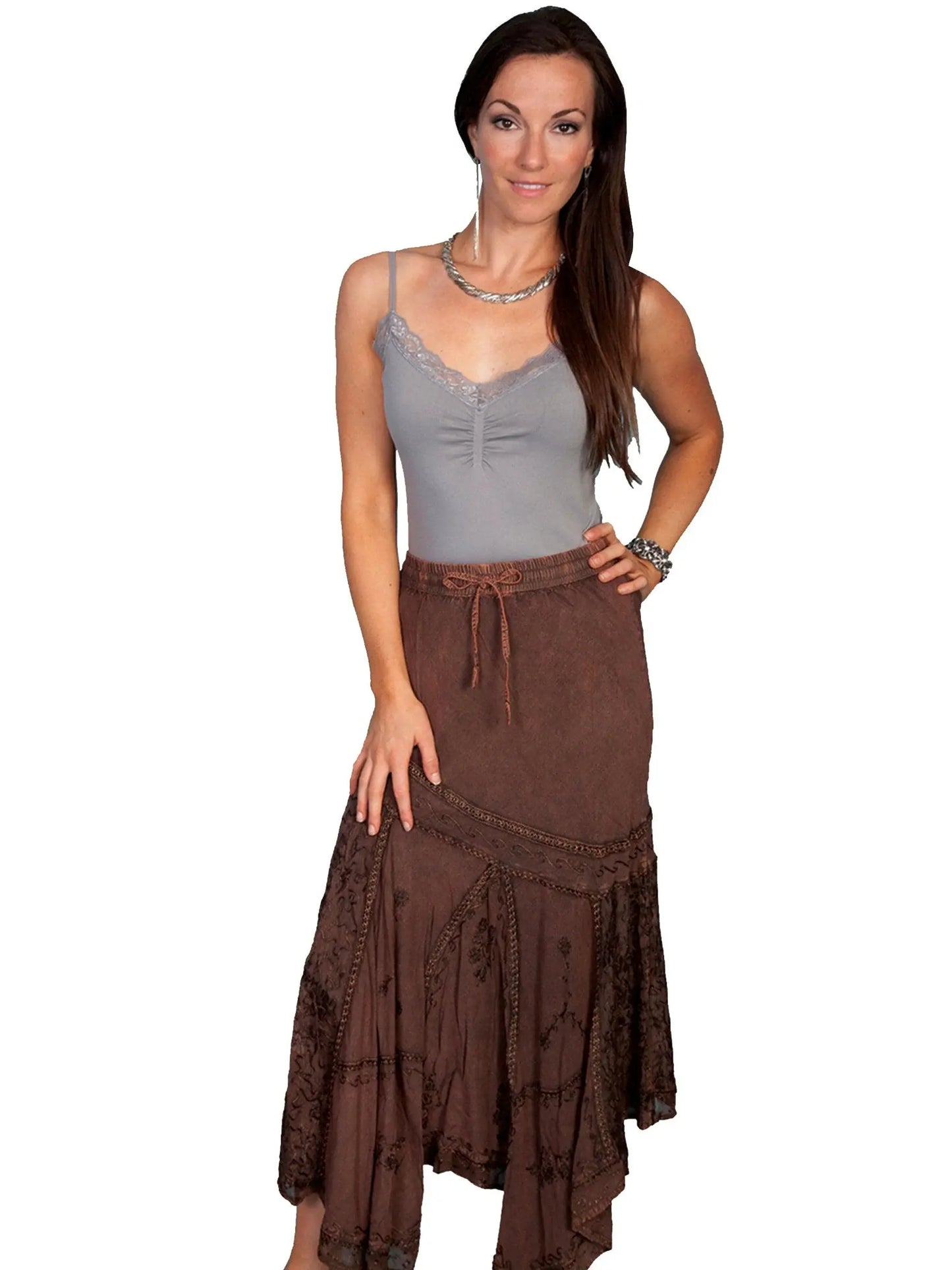 Scully COPPER RAYON SKIRT - Scully Leather - Flyclothing LLC