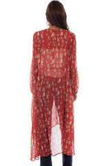Scully SPICE PRINTED SWISS DOT DUSTER - Scully Leather - Flyclothing LLC