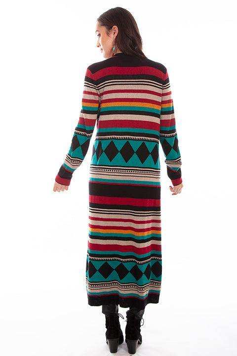 Scully MULTI AZTEC STRIPE SWEATER CARDIGAN - Scully Leather - Flyclothing LLC