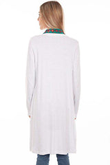 Scully WHITE SIDE SLIT CARDIGAN - Scully Leather - Flyclothing LLC