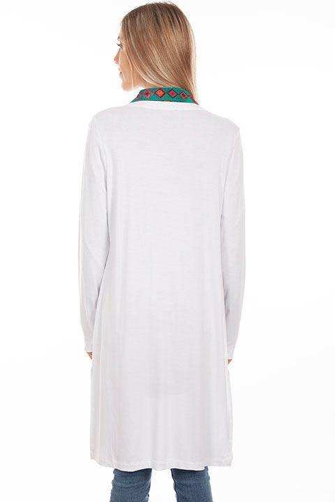 Scully WHITE SIDE SLIT CARDIGAN - Scully Leather - Flyclothing LLC