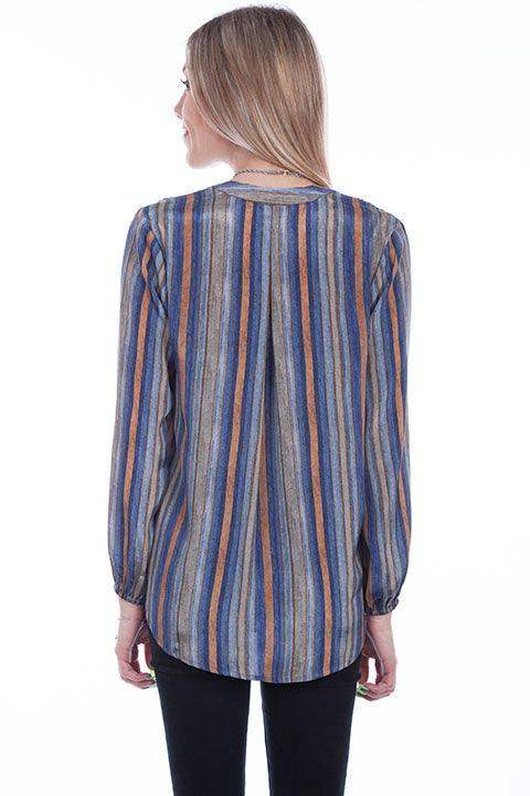 Scully SKY HI/LO CROSSOVER TOP W/TASSEL - Scully Leather - Flyclothing LLC