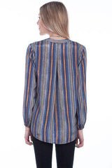 Scully SKY HI/LO CROSSOVER TOP W/TASSEL - Scully Leather - Flyclothing LLC