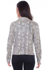 Scully Zip Drape Cross Over Jacket - Scully Leather - Flyclothing LLC