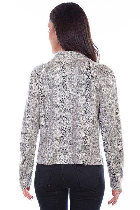 Scully Zip Drape Cross Over Jacket - Scully Leather - Flyclothing LLC