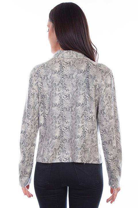 Scully Zip Drape Cross Over Jacket - Scully Leather - Flyclothing LLC