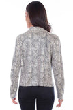 Scully Zip Drape Cross Over Jacket - Scully Leather