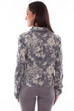 Scully Zip Drape Cross Over Jacket - Scully Leather