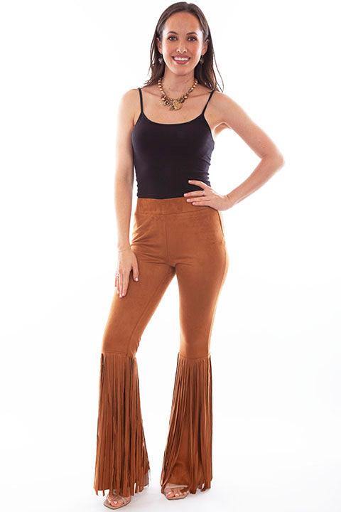 Scully Fringe Bell Bottom Pant - Scully Leather