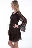 Scully CHOCOLATE LACE DRESS - Scully Leather