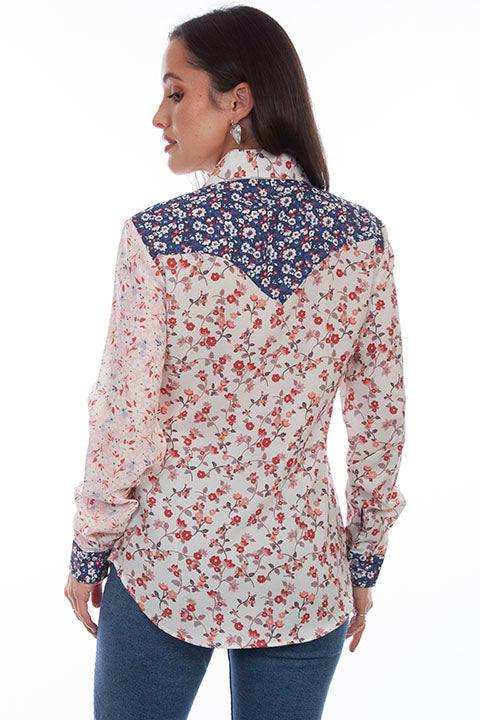 Scully Leather Honey Creek Vintage Multi Fabric Vintage Blouse - Scully Leather - Flyclothing LLC