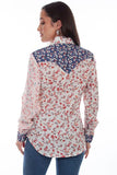 Scully Leather Honey Creek Vintage Multi Fabric Vintage Blouse - Scully Leather