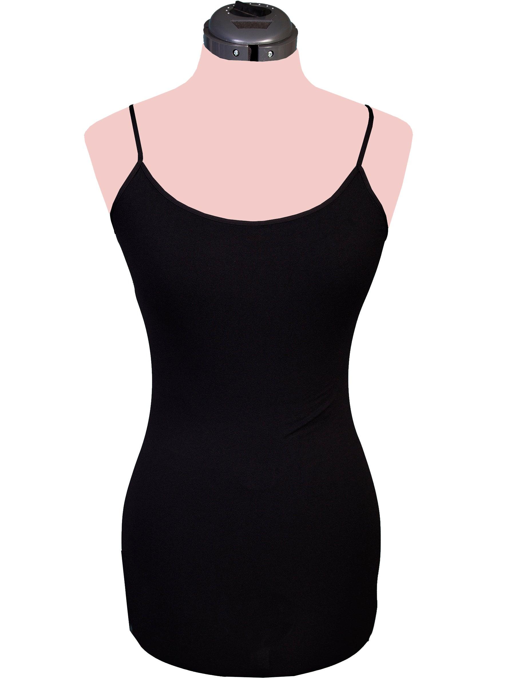 Scully BLACK SEAMLESS CAMISOLE (5 PACK) - Flyclothing LLC