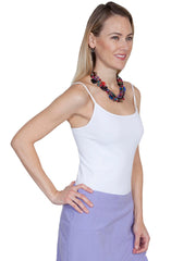 Scully WHITE SEAMLESS CAMISOLE (5 PACK) - Scully Leather