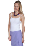 Scully WHITE SEAMLESS CAMISOLE (5 PACK) - Scully Leather