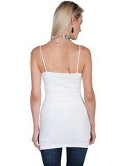 Scully IVORY LONG SEAMLESS CAMISOLE (5 PACK) - Scully Leather