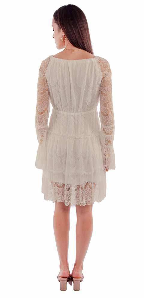 Scully Leather Honey Creek Ivory Eyelash Lace Dress - Scully Leather - Flyclothing LLC