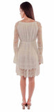 Scully Leather Honey Creek Ivory Eyelash Lace Dress - Scully Leather