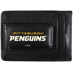 Pittsburgh Penguins® Logo Leather Cash and Cardholder - Flyclothing LLC