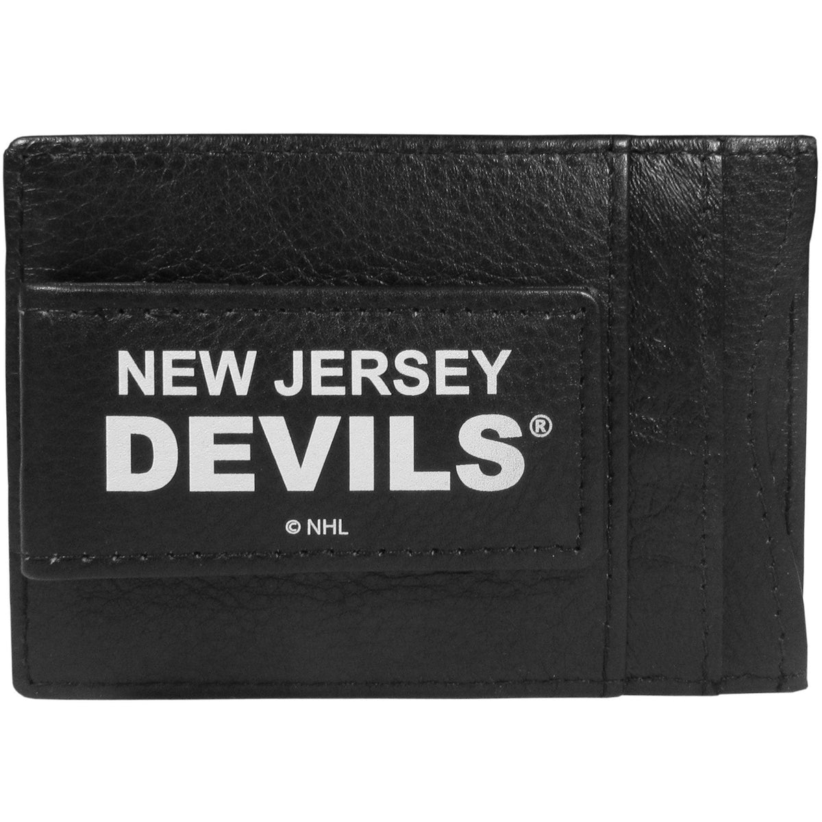 New Jersey Devils® Logo Leather Cash and Cardholder - Flyclothing LLC