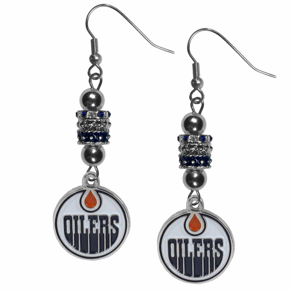Edmonton Oilers® Euro Bead Earrings - Siskiyou Buckle