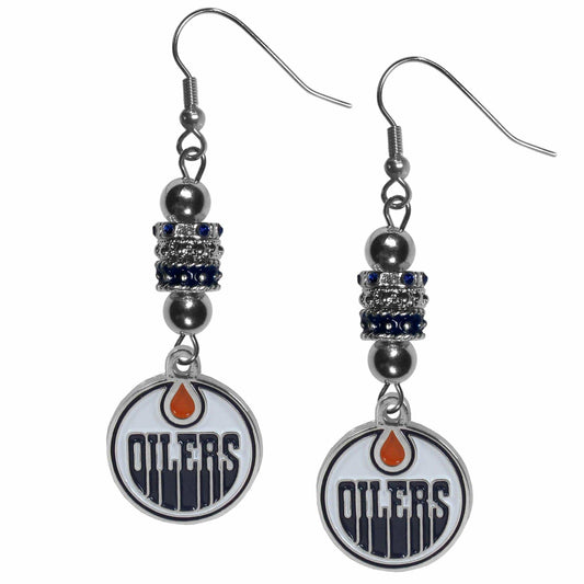 Edmonton Oilers® Euro Bead Earrings - Siskiyou Buckle