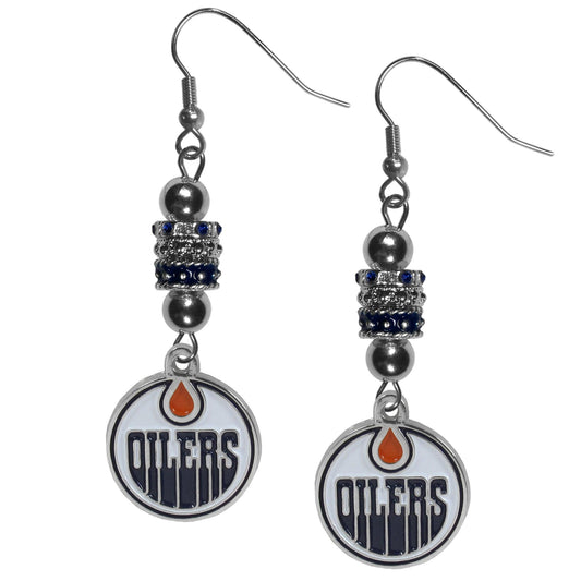 Edmonton Oilers® Euro Bead Earrings - Flyclothing LLC
