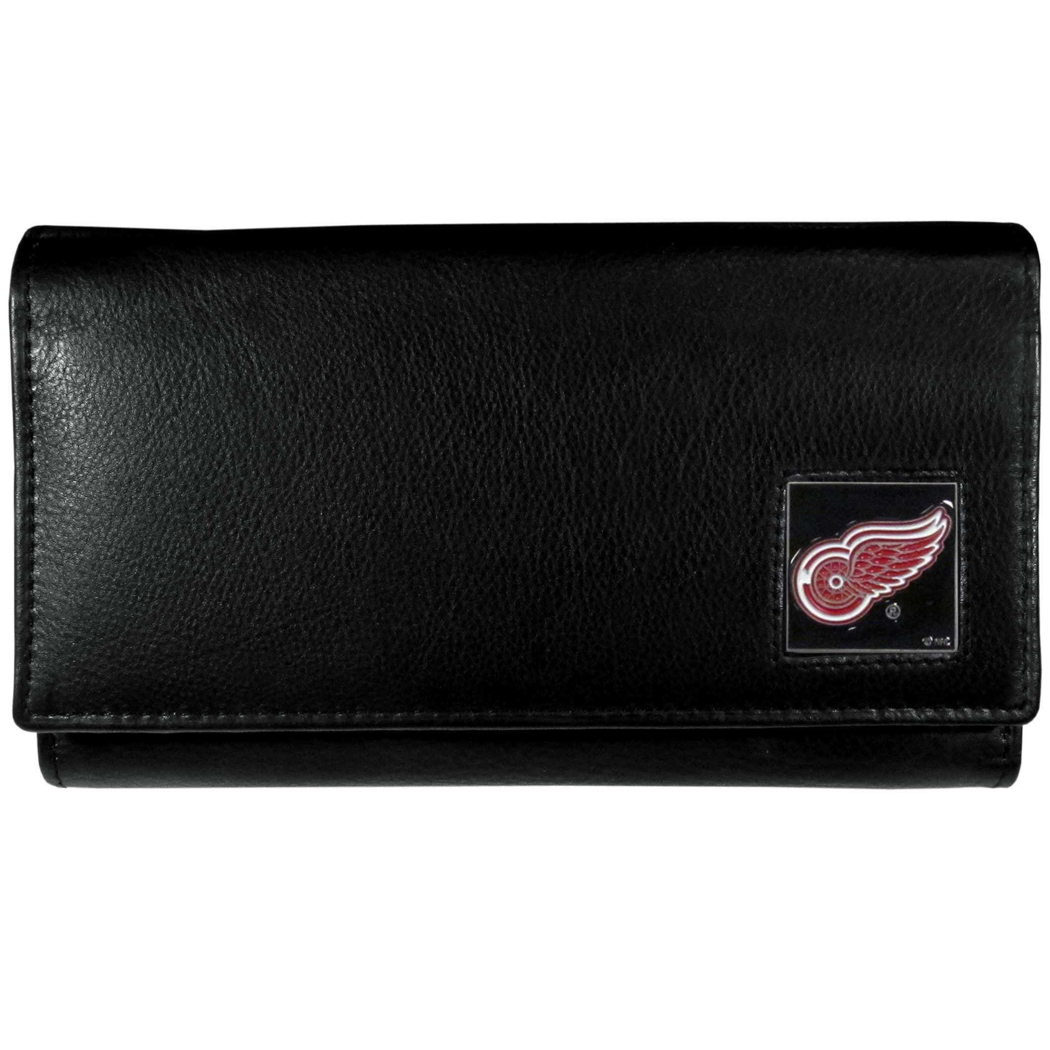 Detroit Red Wings® Leather Women's Wallet - Flyclothing LLC