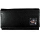 Columbus Blue Jackets® Leather Women's Wallet - Siskiyou Buckle