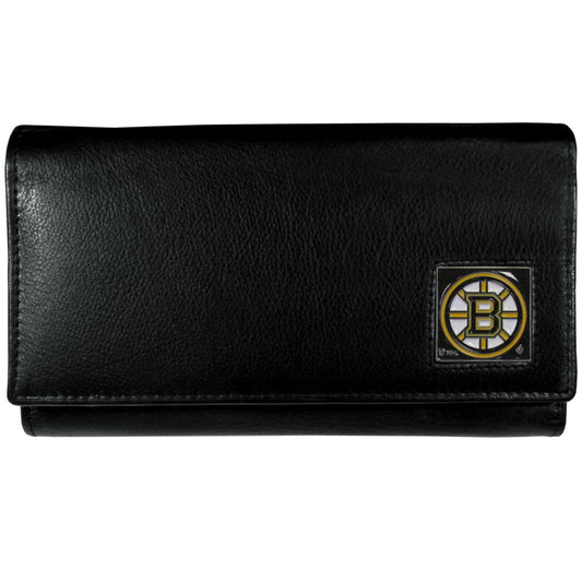 Boston Bruins® Leather Women's Wallet - Siskiyou Buckle - Flyclothing LLC