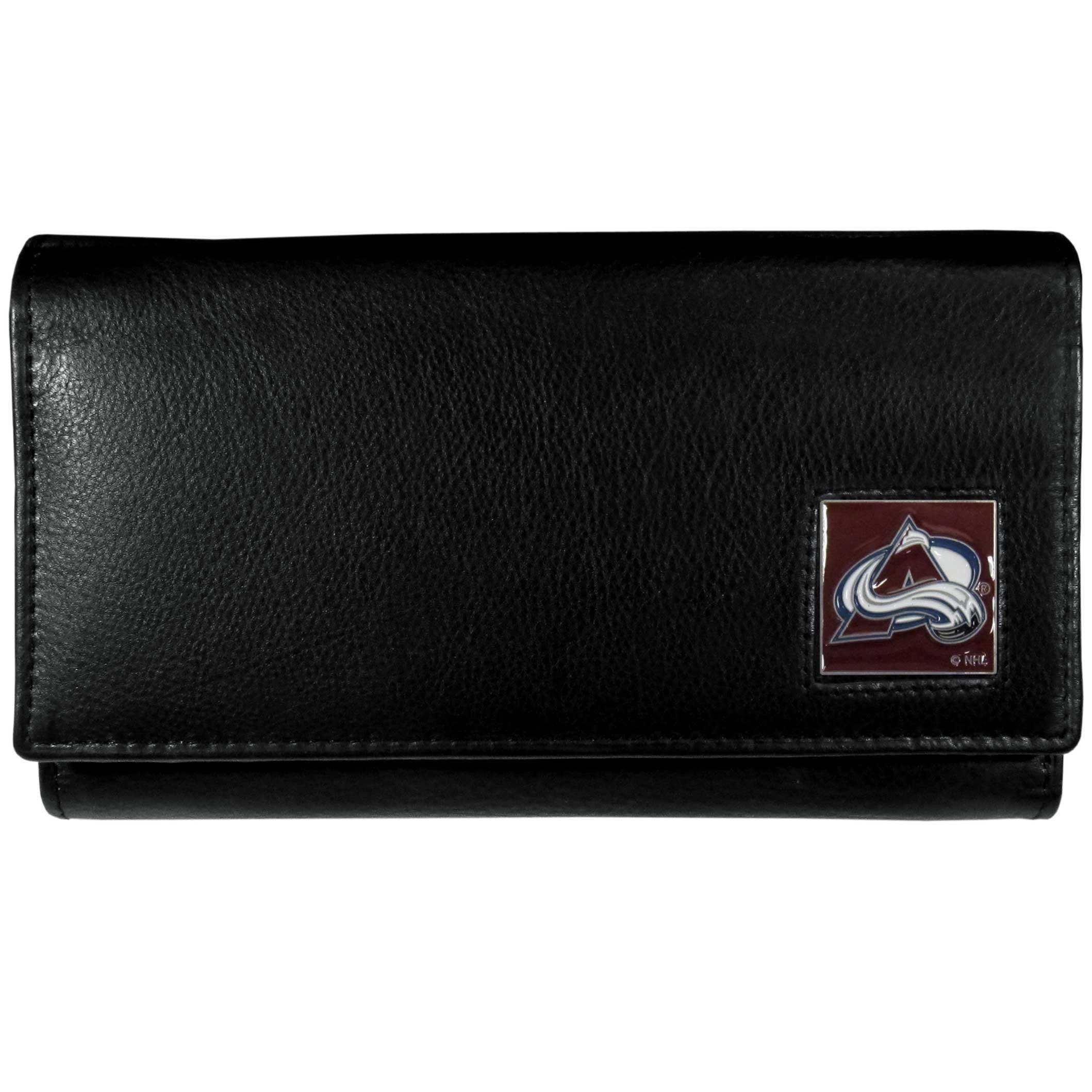 Colorado Avalanche® Leather Women's Wallet - Flyclothing LLC