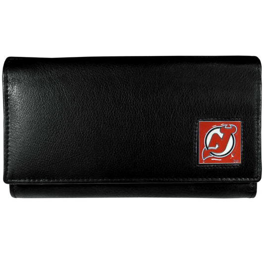 New Jersey Devils® Leather Women's Wallet - Siskiyou Buckle