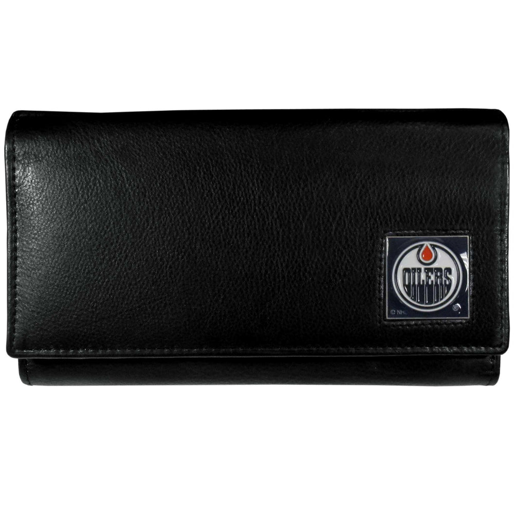 Edmonton Oilers® Leather Women's Wallet - Siskiyou Buckle