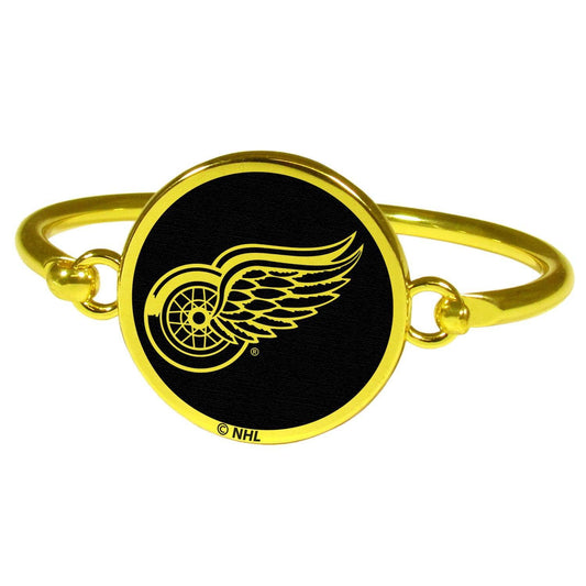 Detroit Red Wings® Gold Tone Bangle Bracelet - Siskiyou Buckle