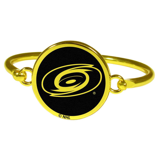 Carolina Hurricanes® Gold Tone Bangle Bracelet - Siskiyou Buckle