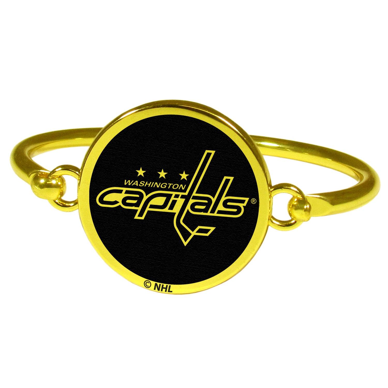 Washington Capitals® Gold Tone Bangle Bracelet - Flyclothing LLC
