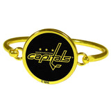 Washington Capitals® Gold Tone Bangle Bracelet - Flyclothing LLC