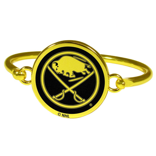Buffalo Sabres® Gold Tone Bangle Bracelet - Flyclothing LLC