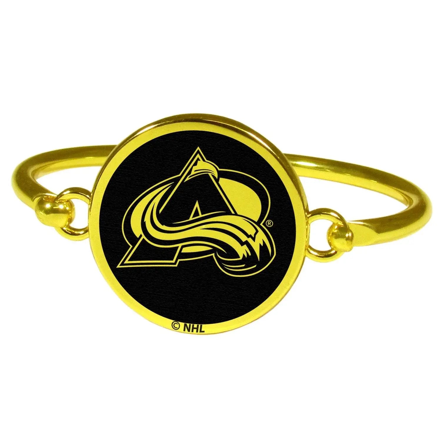 Colorado Avalanche® Gold Tone Bangle Bracelet - Siskiyou Buckle - Flyclothing LLC