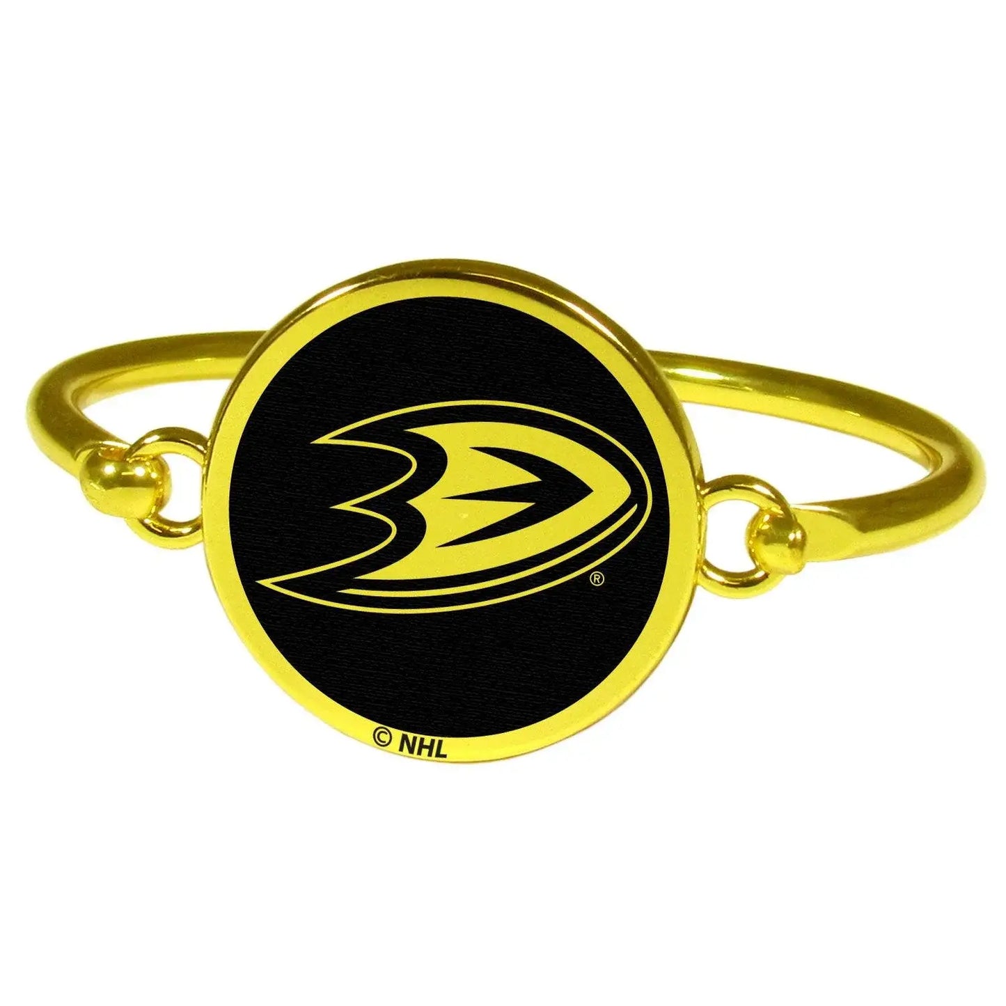 Anaheim Ducks® Gold Tone Bangle Bracelet - Siskiyou Buckle - Flyclothing LLC