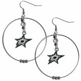 Dallas Stars™ 2 Inch Hoop Earrings - Siskiyou Buckle
