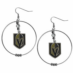 Las Vegas Golden Knights® 2 Inch Hoop Earrings - Siskiyou Buckle