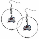 Colorado Avalanche® 2 Inch Hoop Earrings - Siskiyou Buckle
